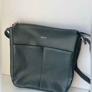 Matt & Nat Dark Green Messenger Bag